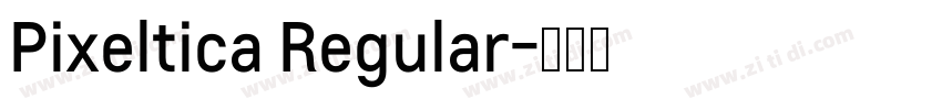 Pixeltica Regular字体转换